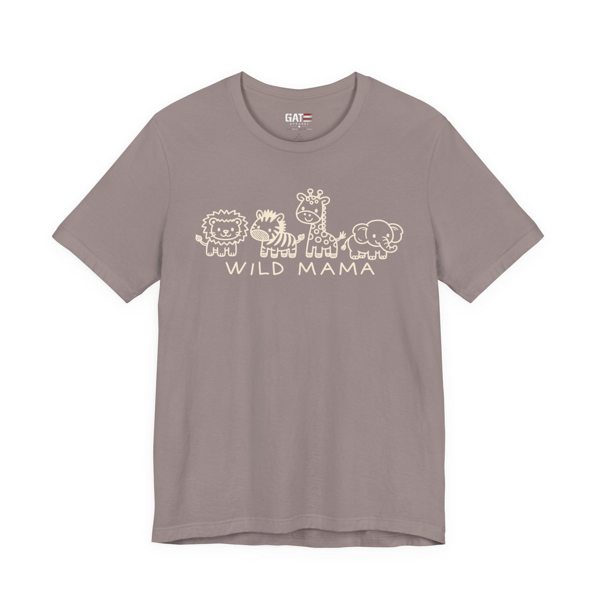 Wild Mama T-Shirt – Cute Baby Animal Graphic Tee for Moms - product image 7
