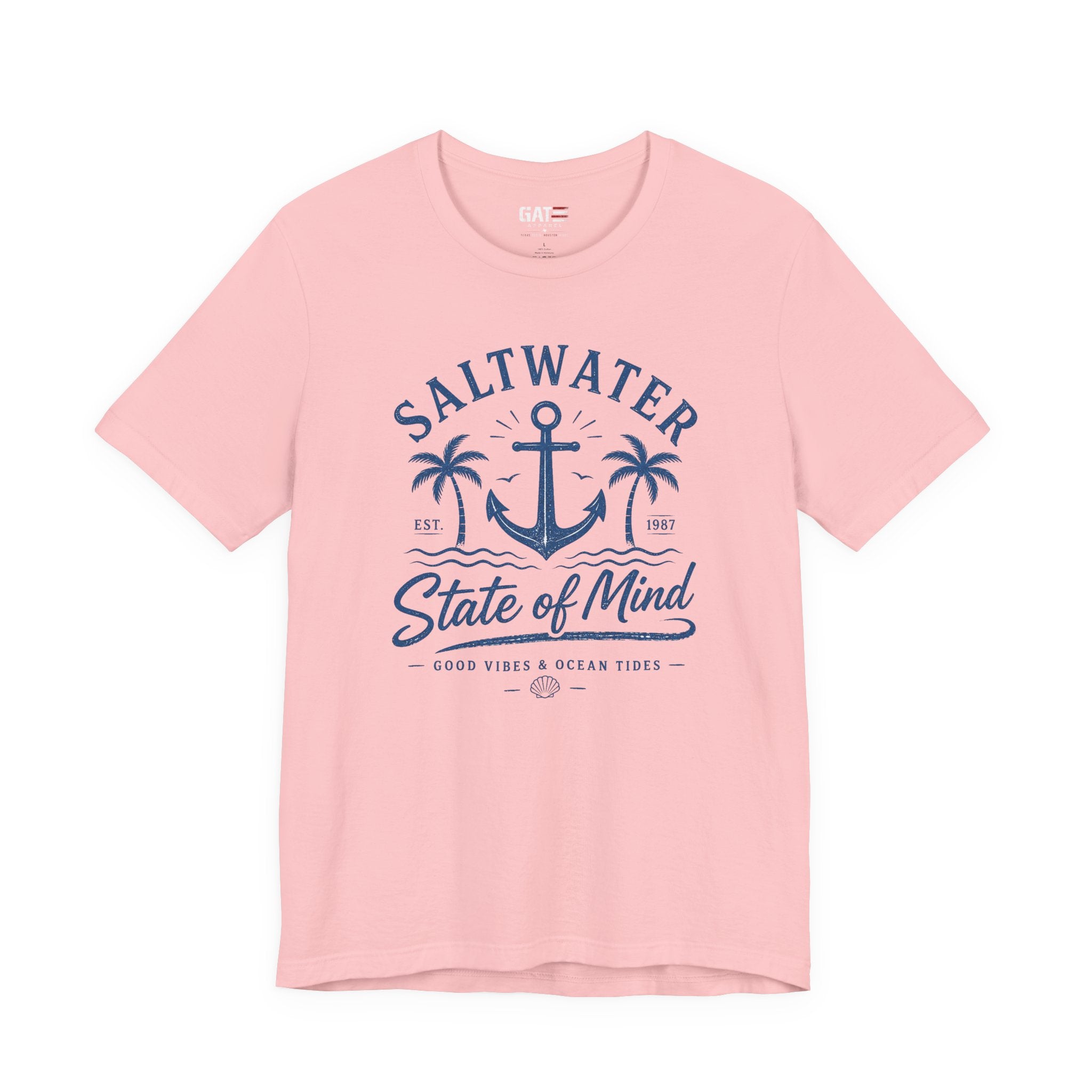 Saltwater State of Mind Tee — Anchor & Palm Beach T‑Shirt