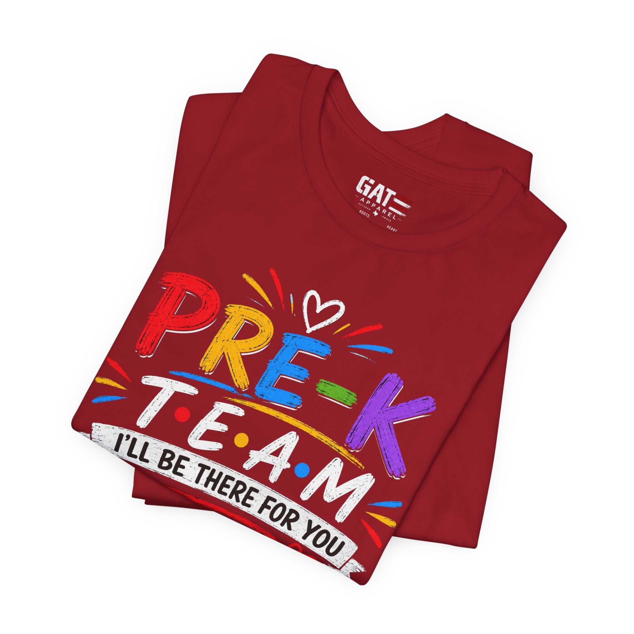 Pre-K Team Tee, Teacher Squad Shirt, Color Dot Inspired Teacher Shirt, Grade Level Team Gift, School Staff Apparel, Friends Theme