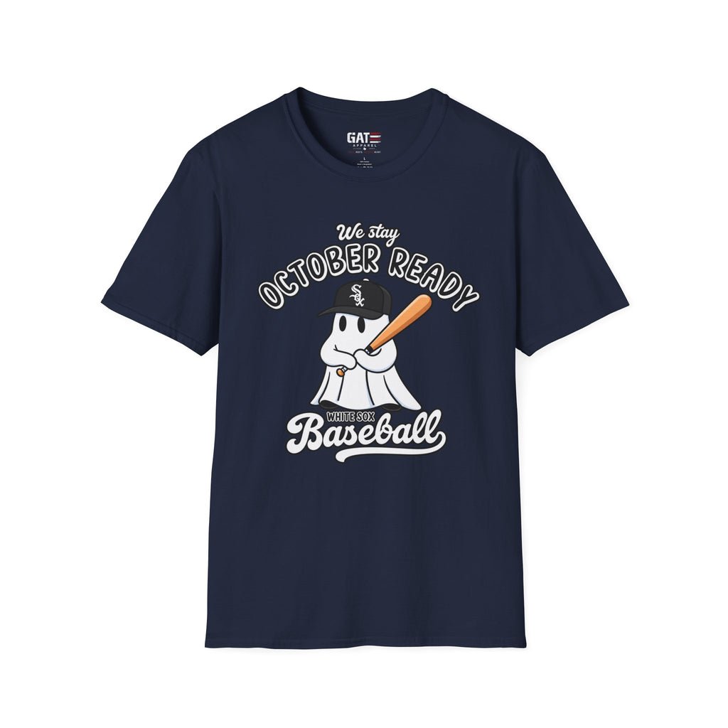 Chicago White Sox October Ready Halloween baseball T-shirt mockup