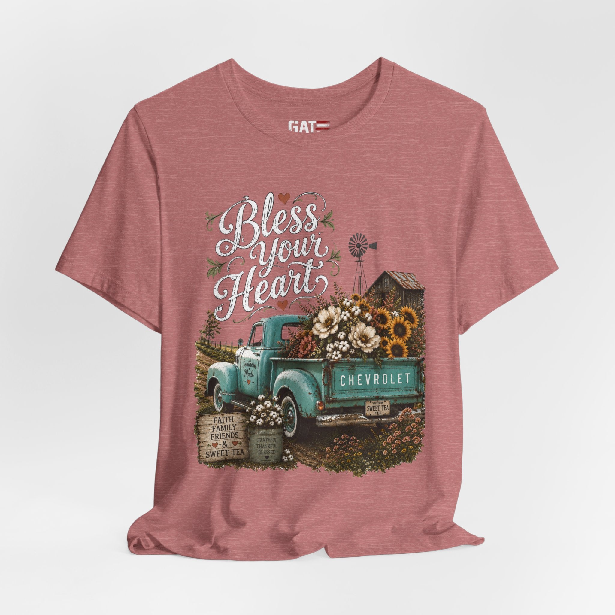 Funny Southern Shirt, Bless Your Heart Tee, Southern Humor Graphic Tee, Magnolia Floral Shirt, Country Girl Gift, Farmhouse Style Tee