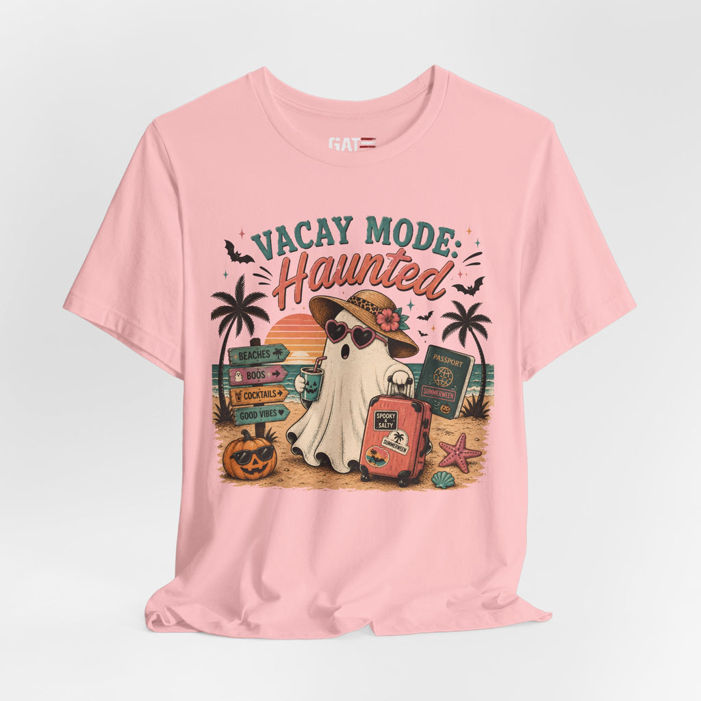 Summerween Shirt, Spooky Beach Shirt, Ghost Beach Tee, Halloween Beach Shirt, Coastal Halloween Tee, Tropical Ghost Shirt