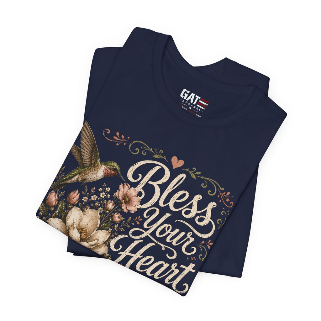 Funny Southern Shirt, Bless Your Heart Tee, Southern Humor Graphic Tee, Magnolia Floral Shirt, Country Girl Gift, Farmhouse Style Tee