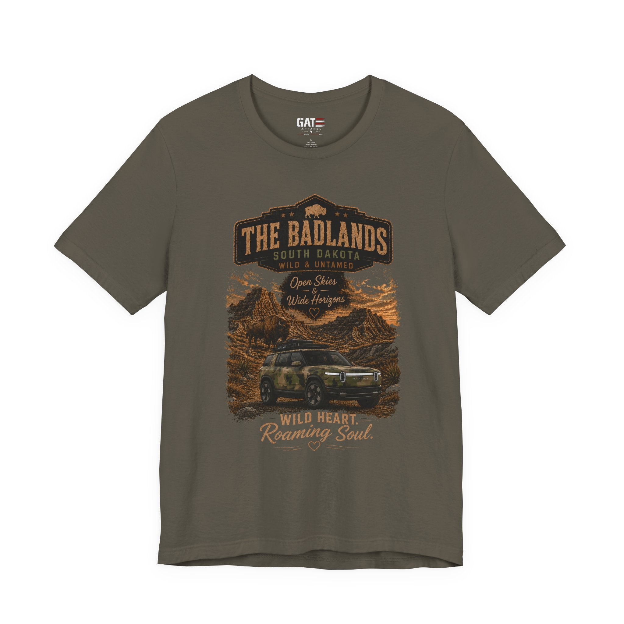 Badlands South Dakota Tee – Scenic Off-Road Adventure Shirt
