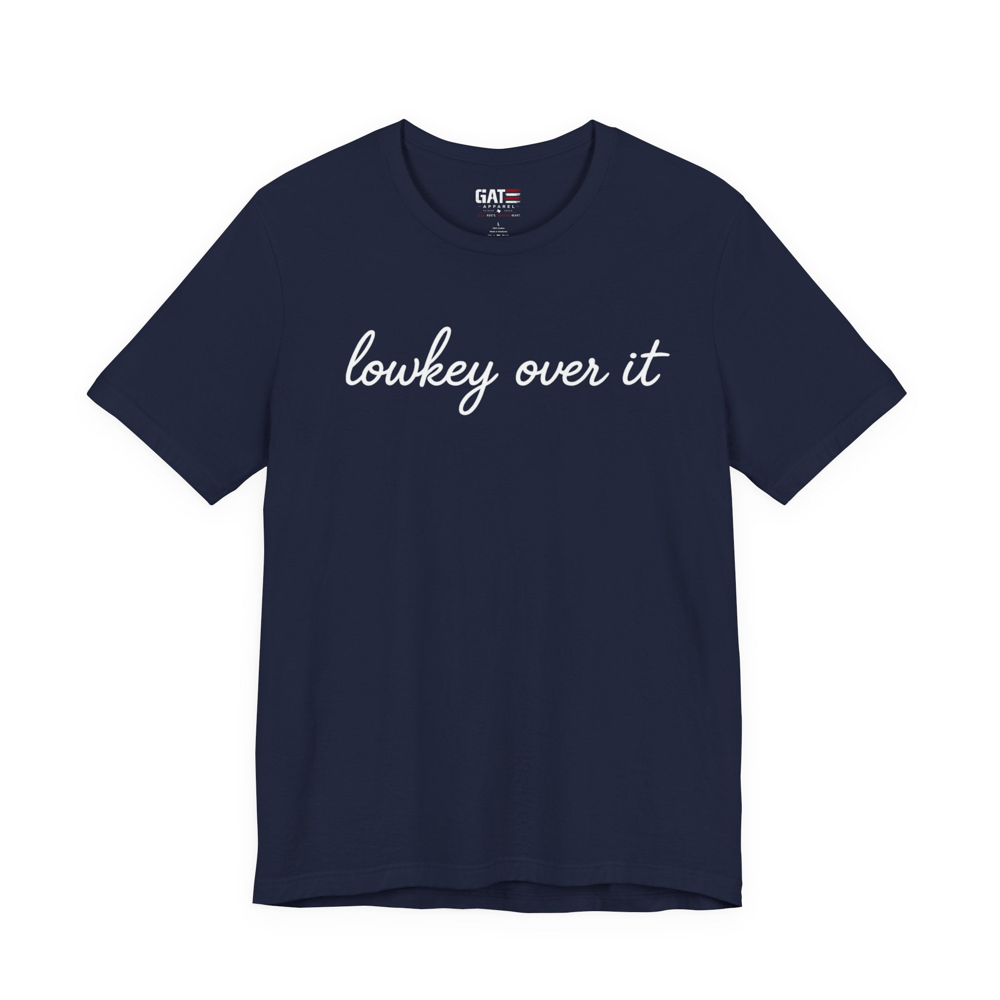Lowkey Over It Shirt, Funny Gen Z Shirt, Introvert Tee, Trendy Aesthetic Shirt, Sarcastic Graphic Tee Gift