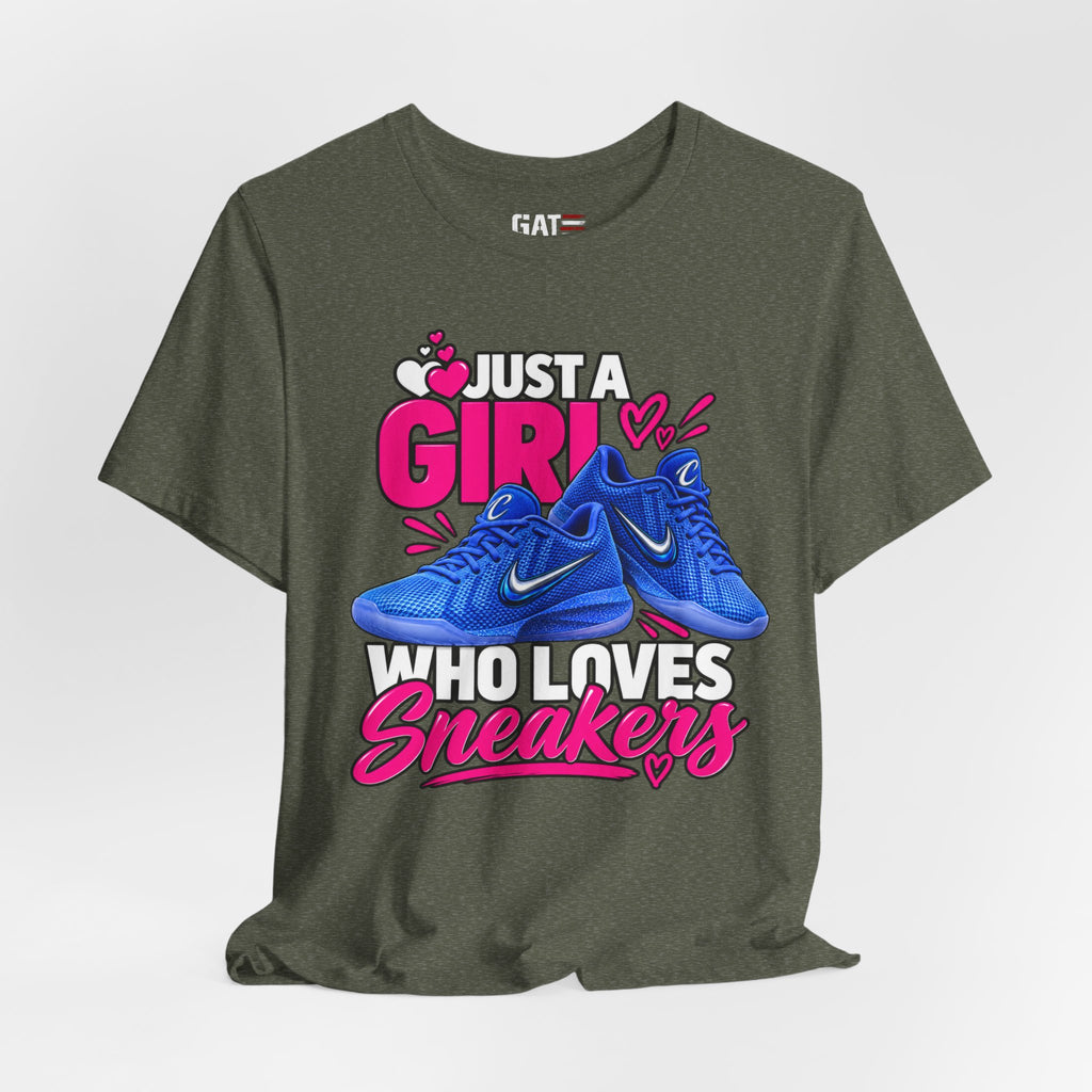 Caitlin Clark Caitlin 1s Just a Girl Sneaker Shirt | Style 1