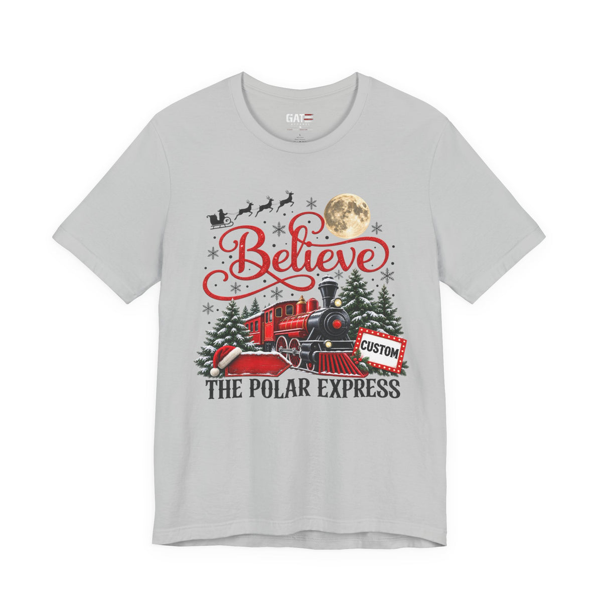 Personalized Polar Express Shirt - product mockup view 11