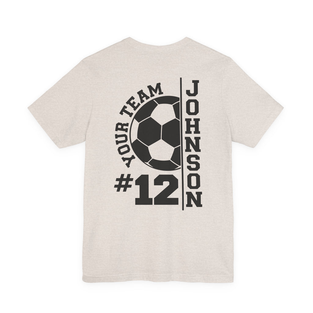 Soccer Mom Tee — Personalized Back Number & Name Soccer Shirt