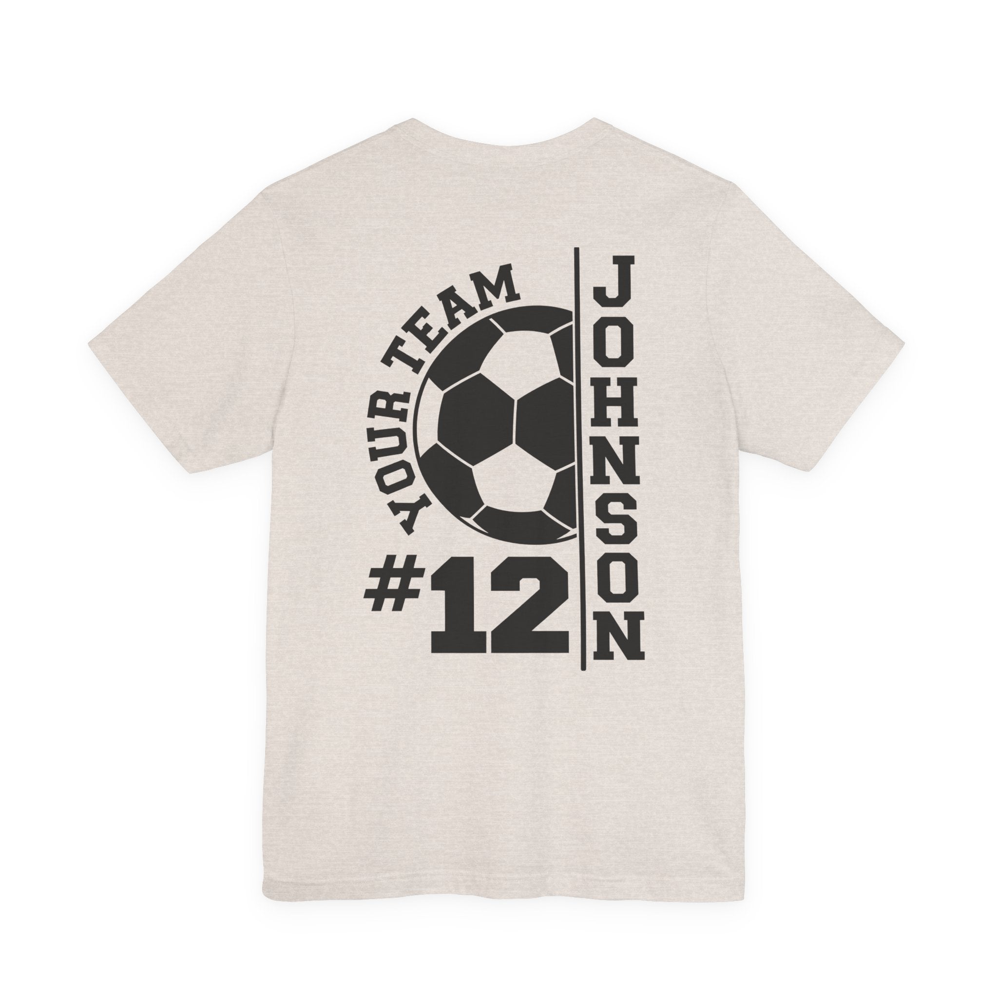 Soccer Mom Tee — Personalized Back Number & Name Soccer Shirt