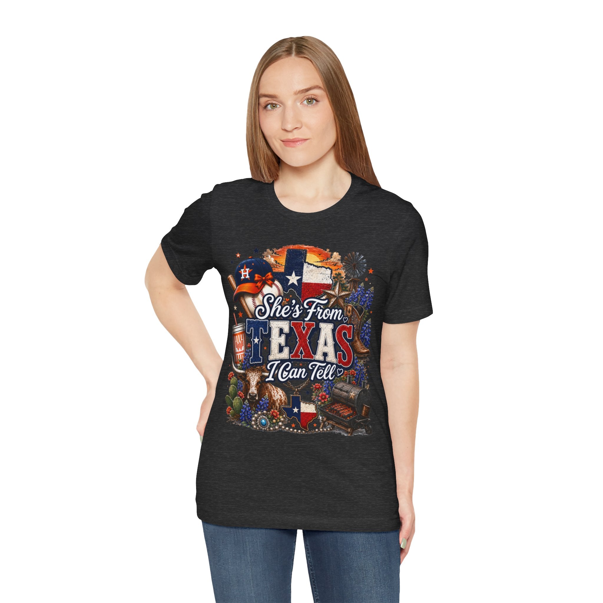 She's From Texas T-Shirt — Texas Pride Graphic Tee