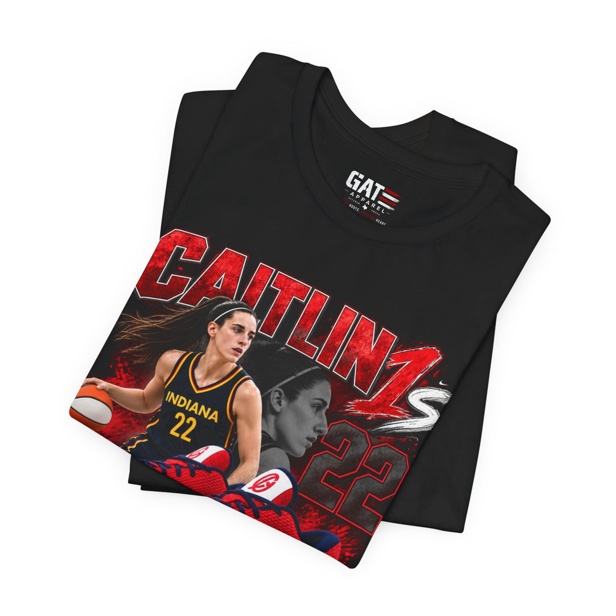 Caitlin Clark Caitlin 1s USA Reds Sneaker Shirt
