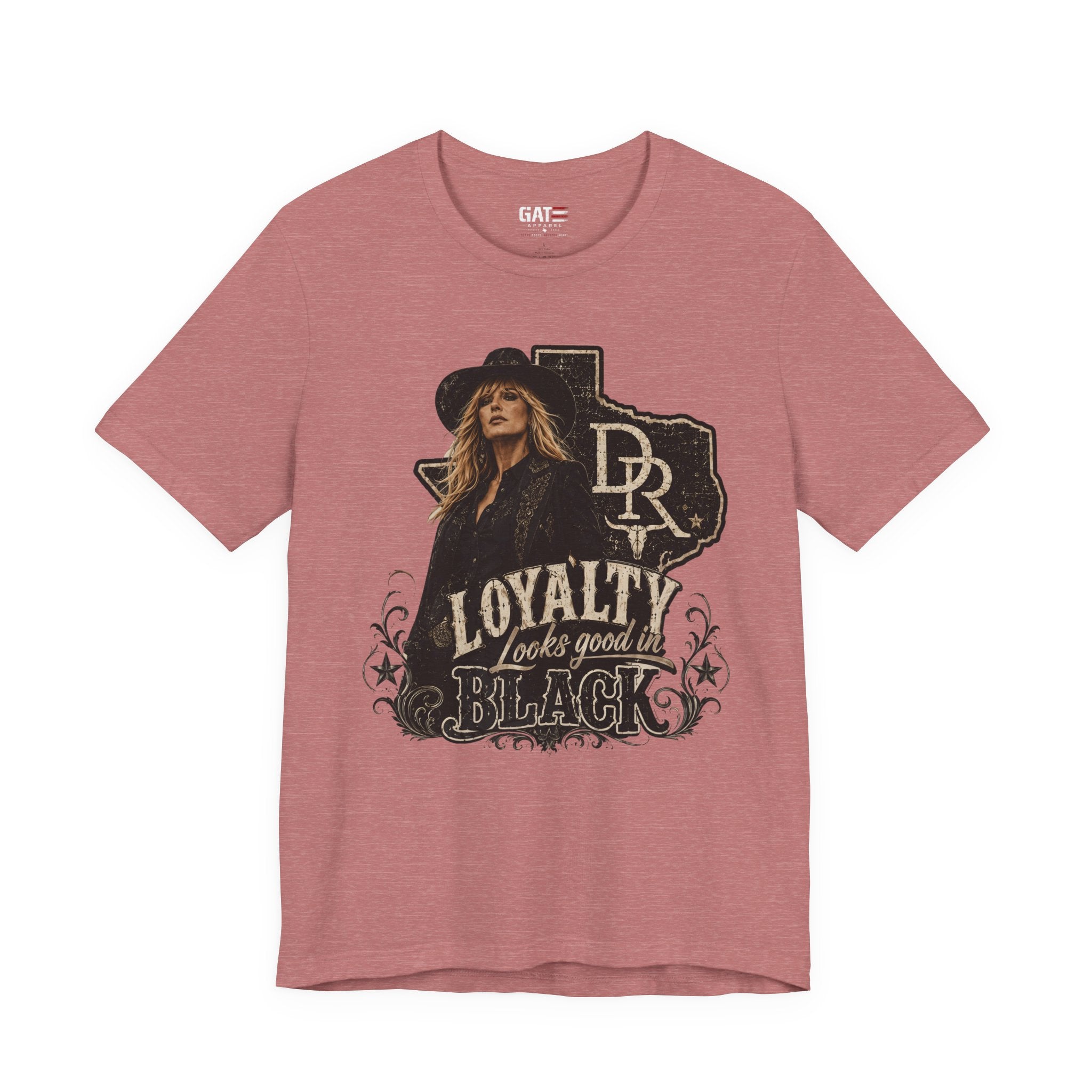 Beth Dutton|Loyalty Looks Good in Black Tee — Texas Country Music Graphic T-Shirt