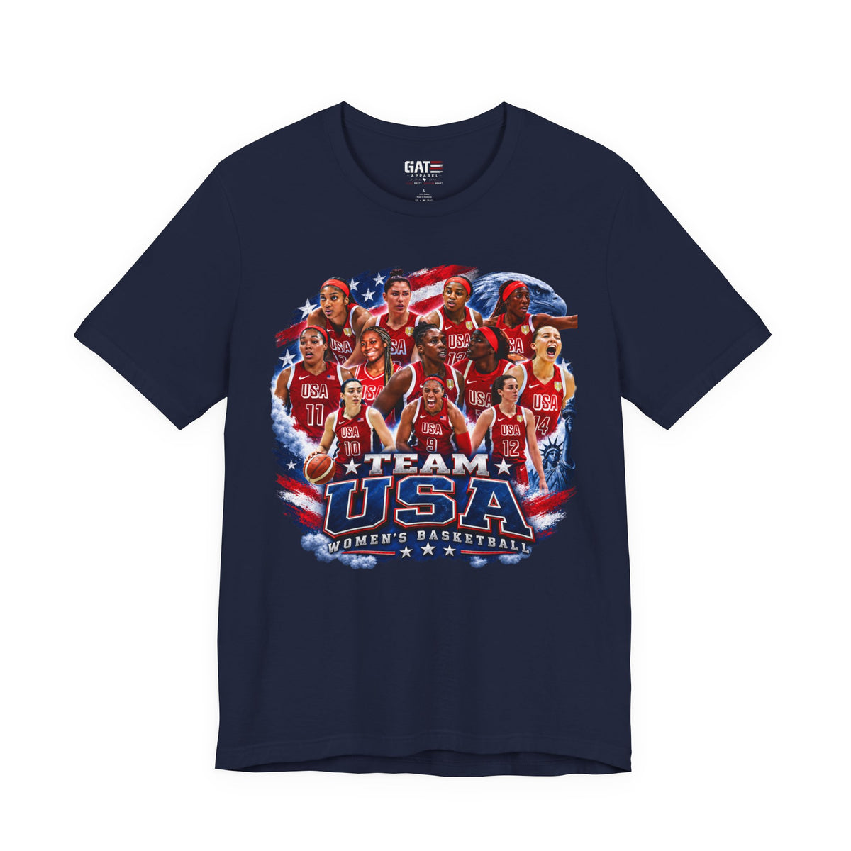 Team USA Women's Basketball Shirt | FIBA Tee 2026 Design 3