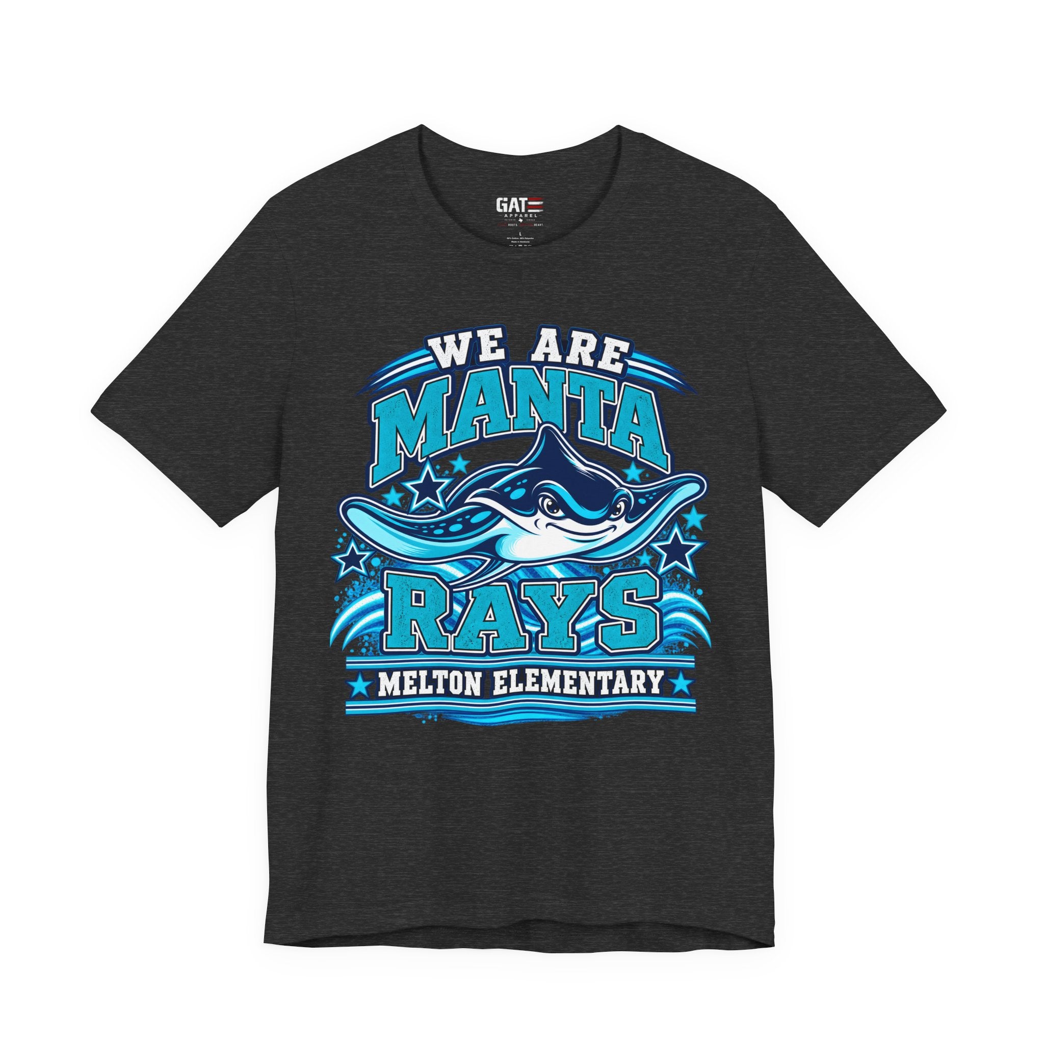 Melton Manta Rays School Tee – "We Are Manta Rays" Melton Elementary Spirit Shirt