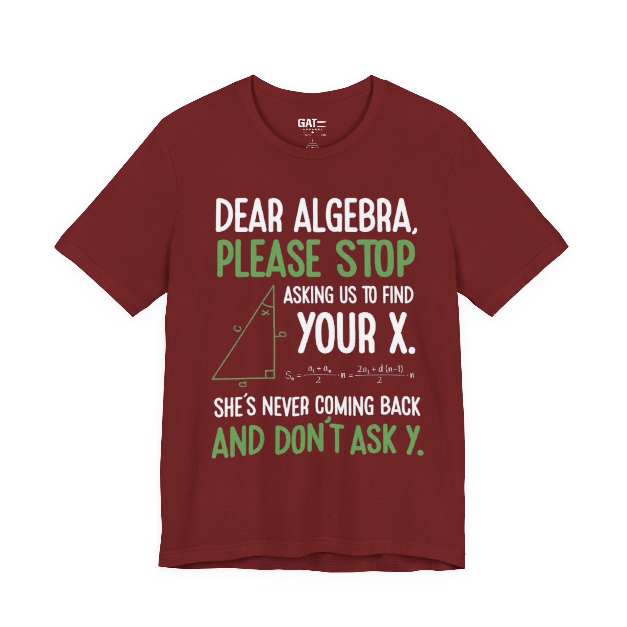 Funny Math Teacher Graphic Tee| Algebra Teacher