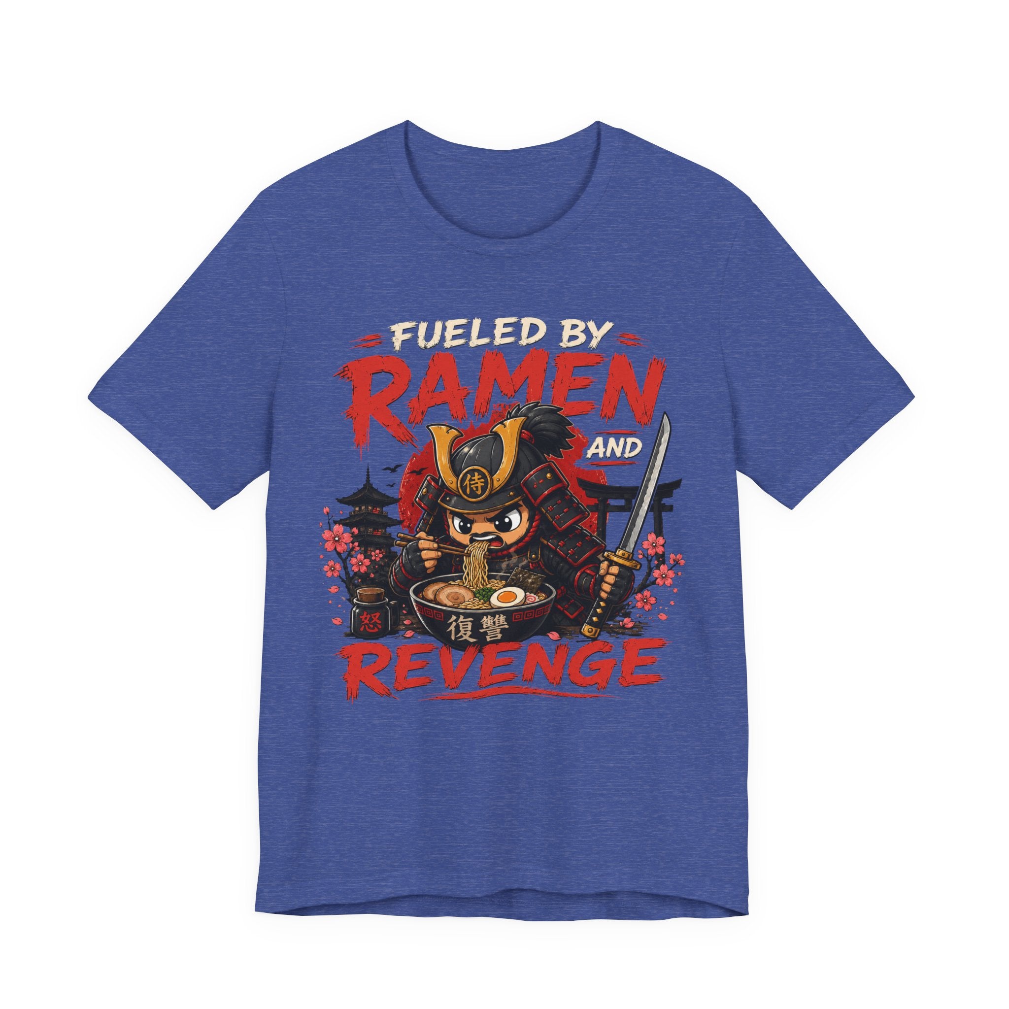 Fueled by Ramen and Revenge Tee — Samurai Ramen Graphic T-Shirt