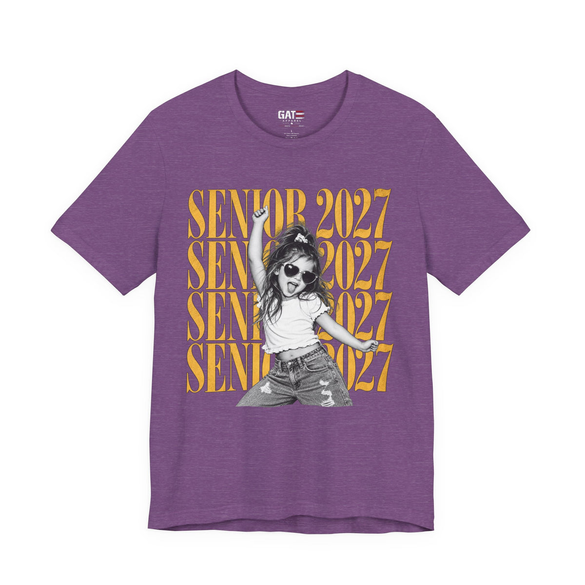 Personalized Senior 2027 Photo Shirt | Graduation Tee