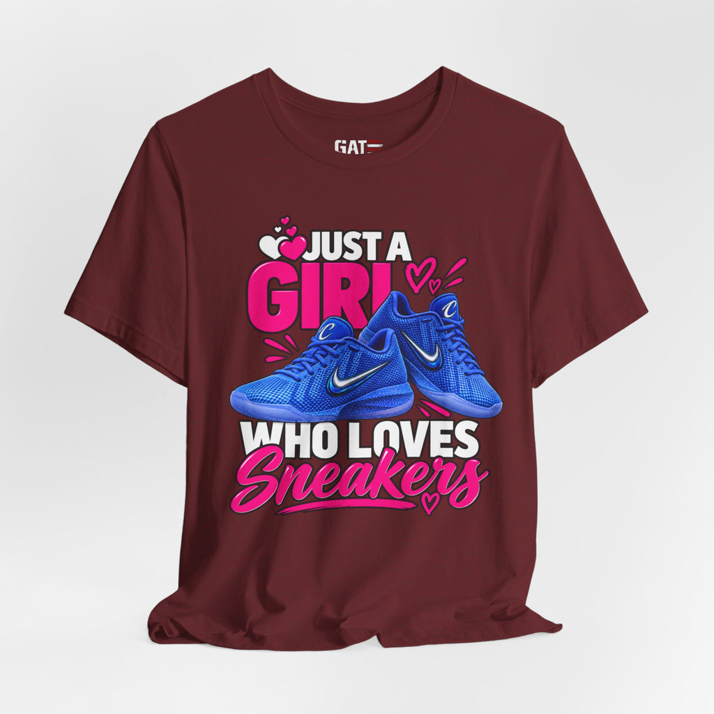 Caitlin Clark Caitlin 1s Just a Girl Sneaker Shirt | Style 1