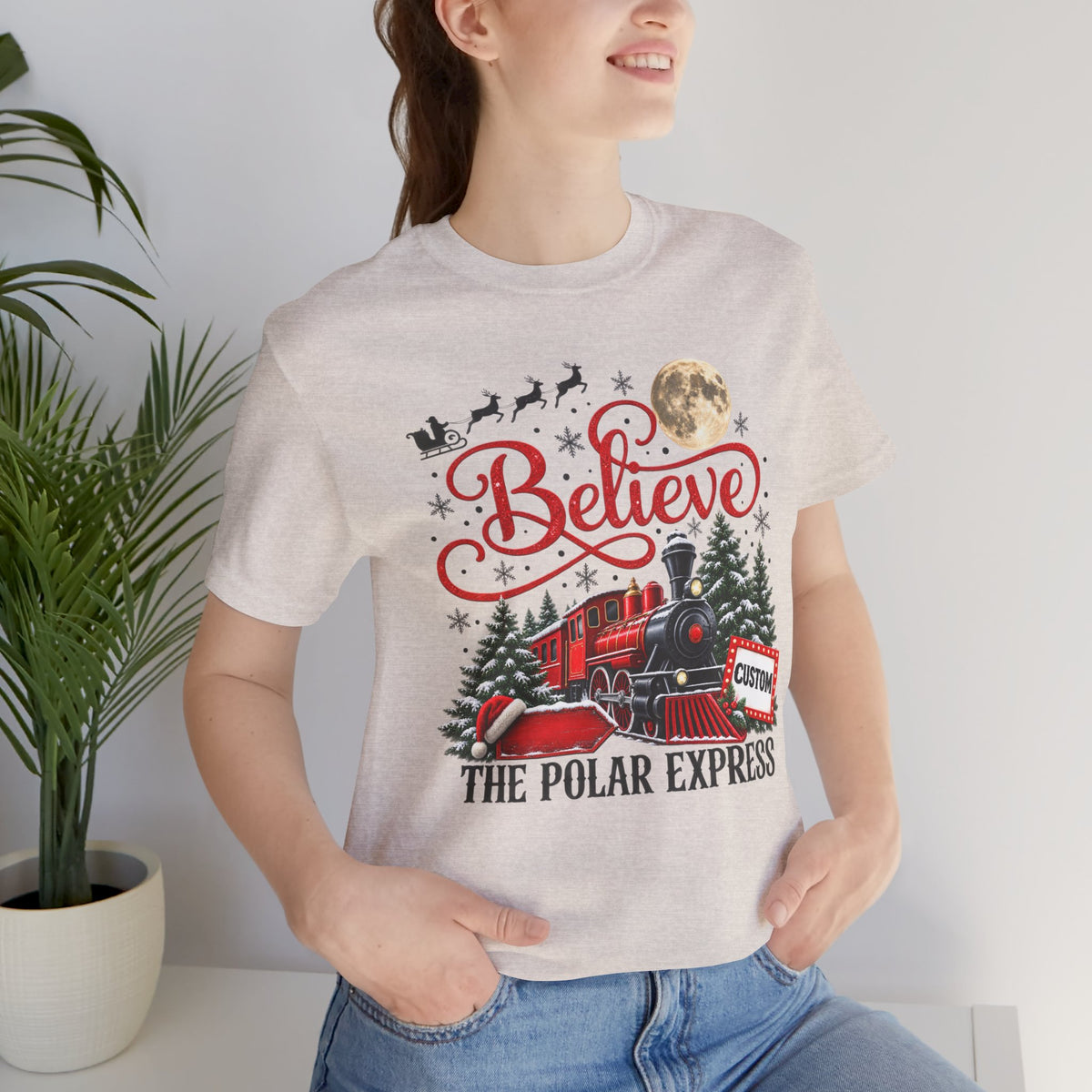 Personalized Polar Express Shirt - product mockup view 17
