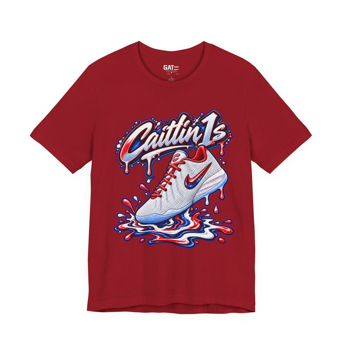 Caitlin Clark Caitlin 1s USA Whites Sneaker Shirt