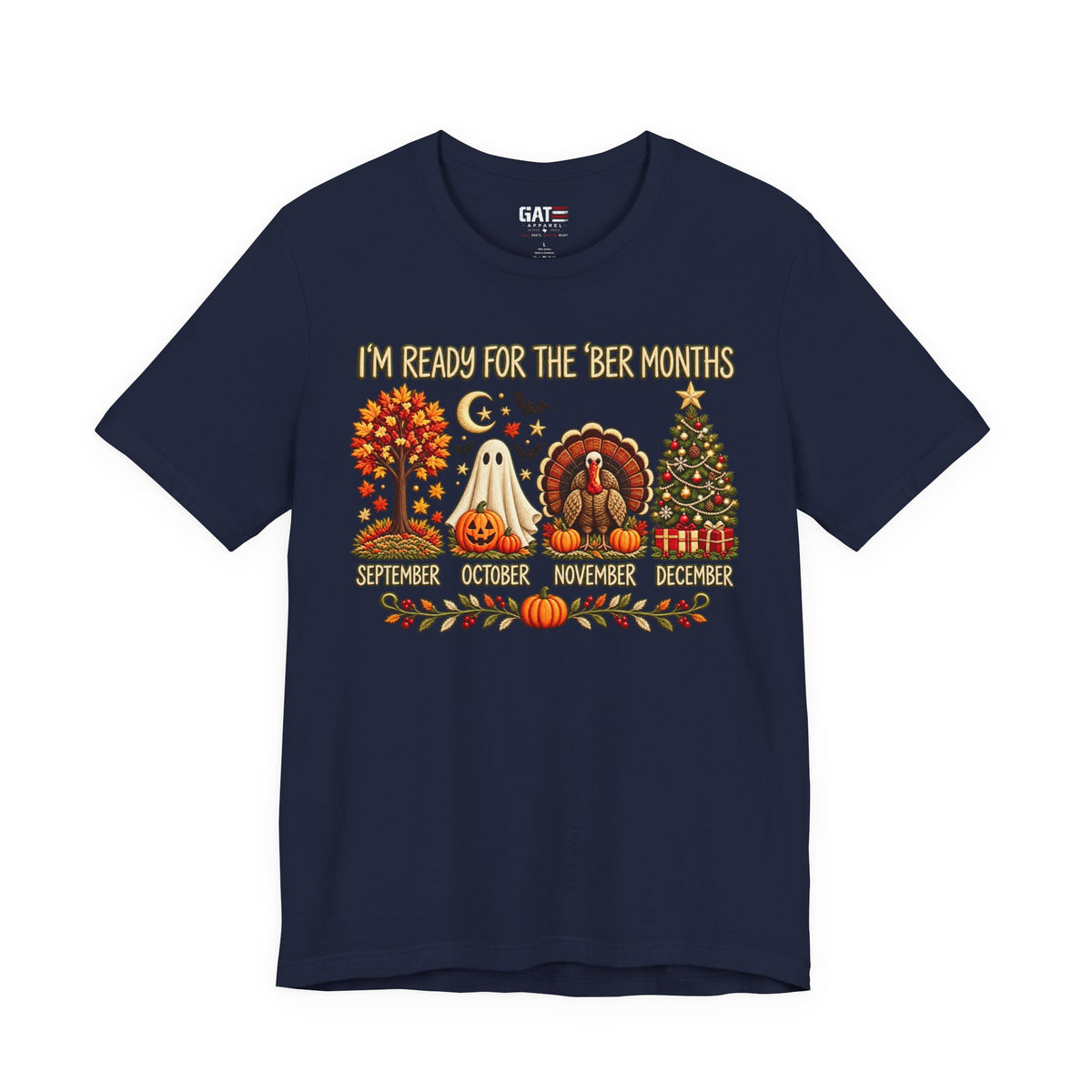 September to December Shirt | Fall Thanksgiving Christmas Tee