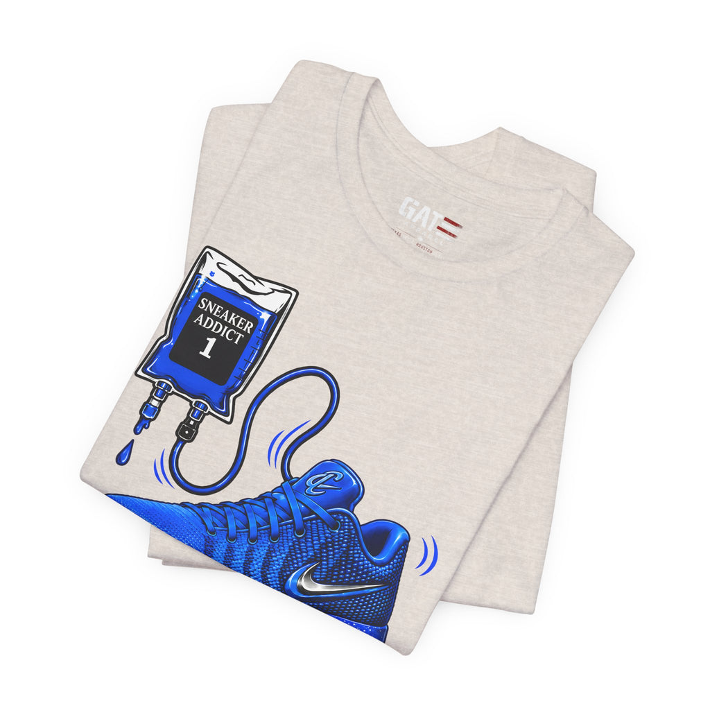 Caitlin Clark Caitlin 1s Addict Blue Sneaker Shirt