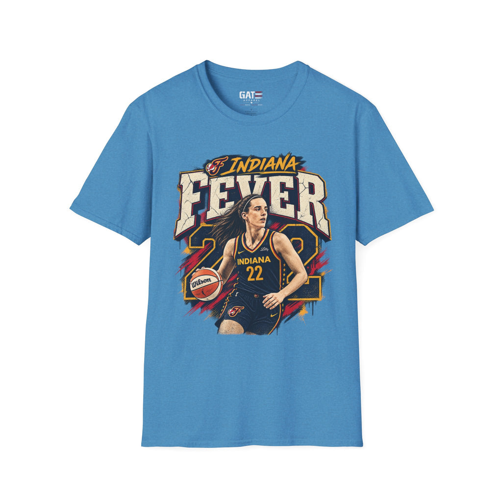 Caitlin Clark Indiana Fever WNBA Basketball Graphic T Shirt Women's Fan Tee