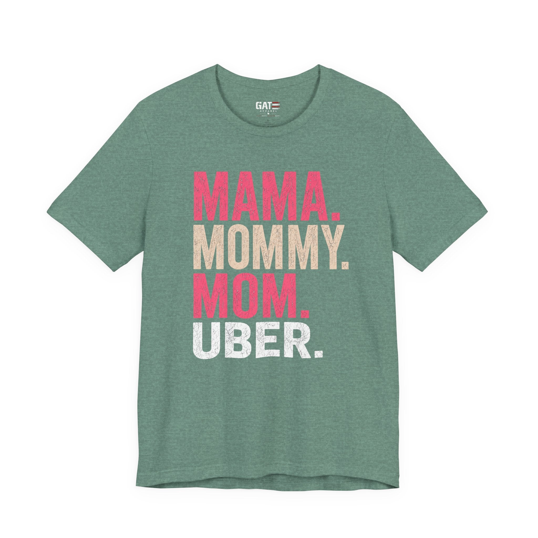 Mama Mommy Mom Uber Shirt, Funny Mom Life Tee, Trendy Mother Graphic T Shirt, Gen Alpha Mom Gift, Cute Mother's Day Shirt