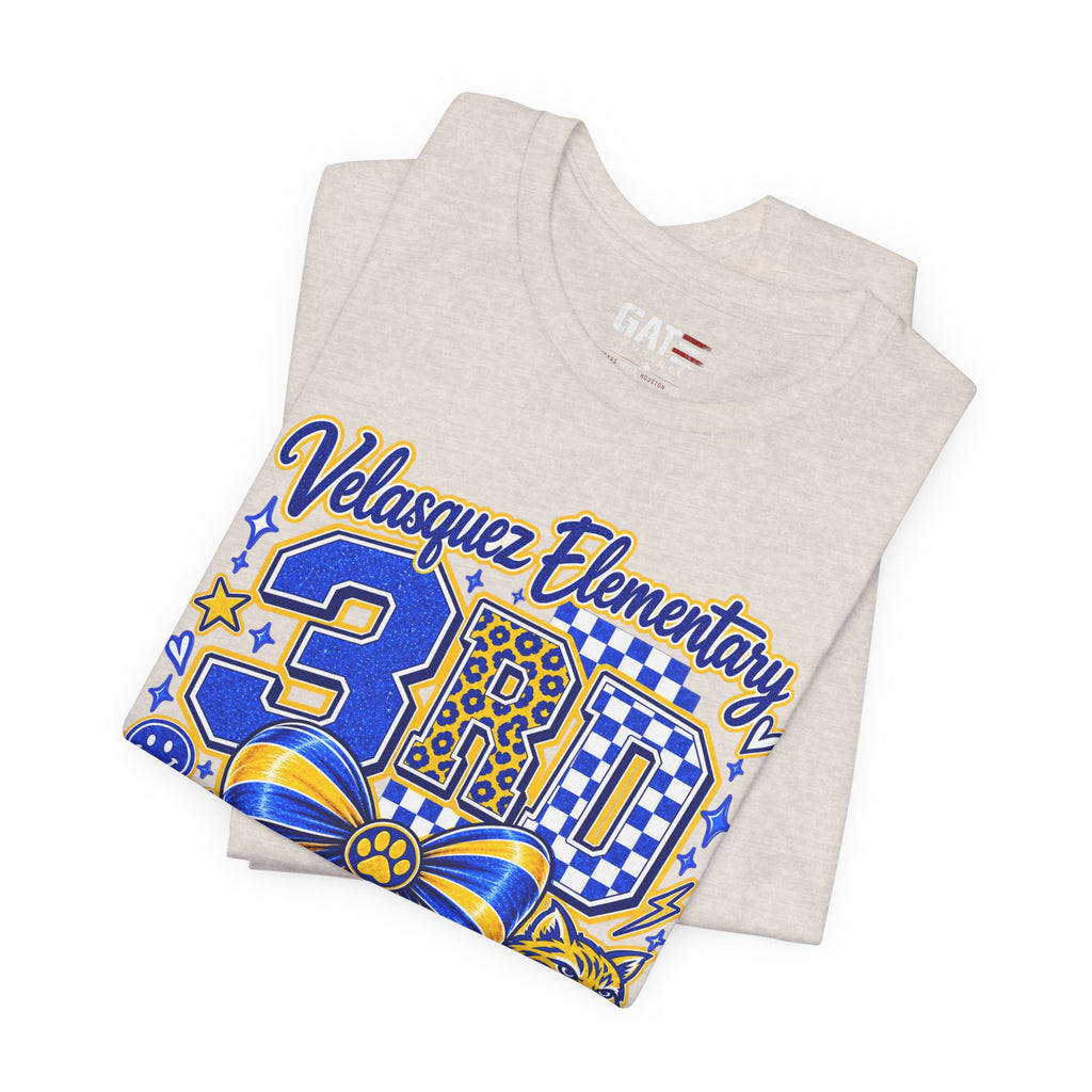 Custom School Shirt Personalized Coquette Bow School Spirit Teacher Student Tee