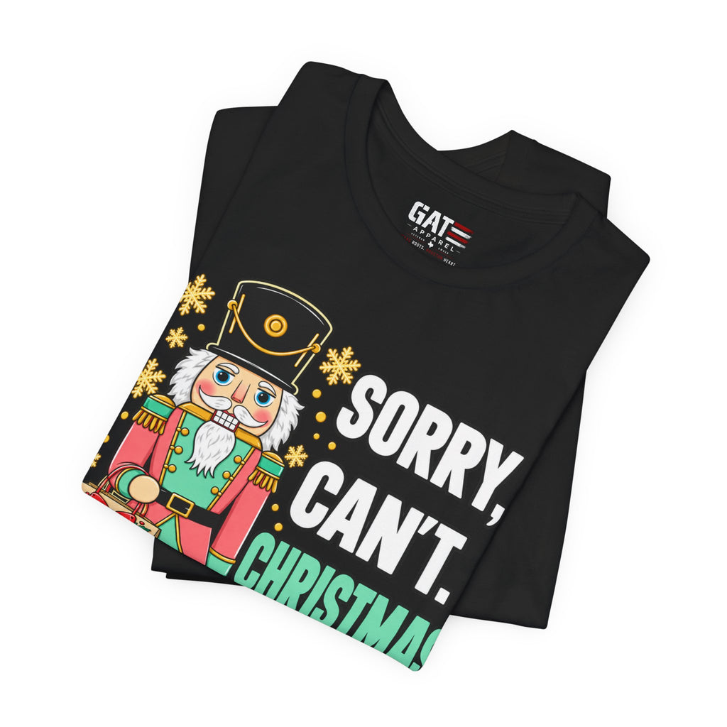 Christmas shopping nutcracker graphic T-shirt with humorous holiday design - product image 16