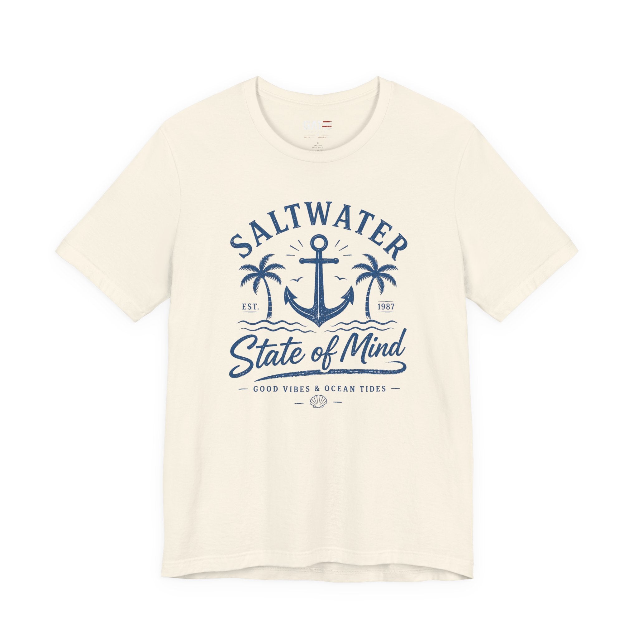 Saltwater State of Mind Tee — Anchor & Palm Beach T‑Shirt