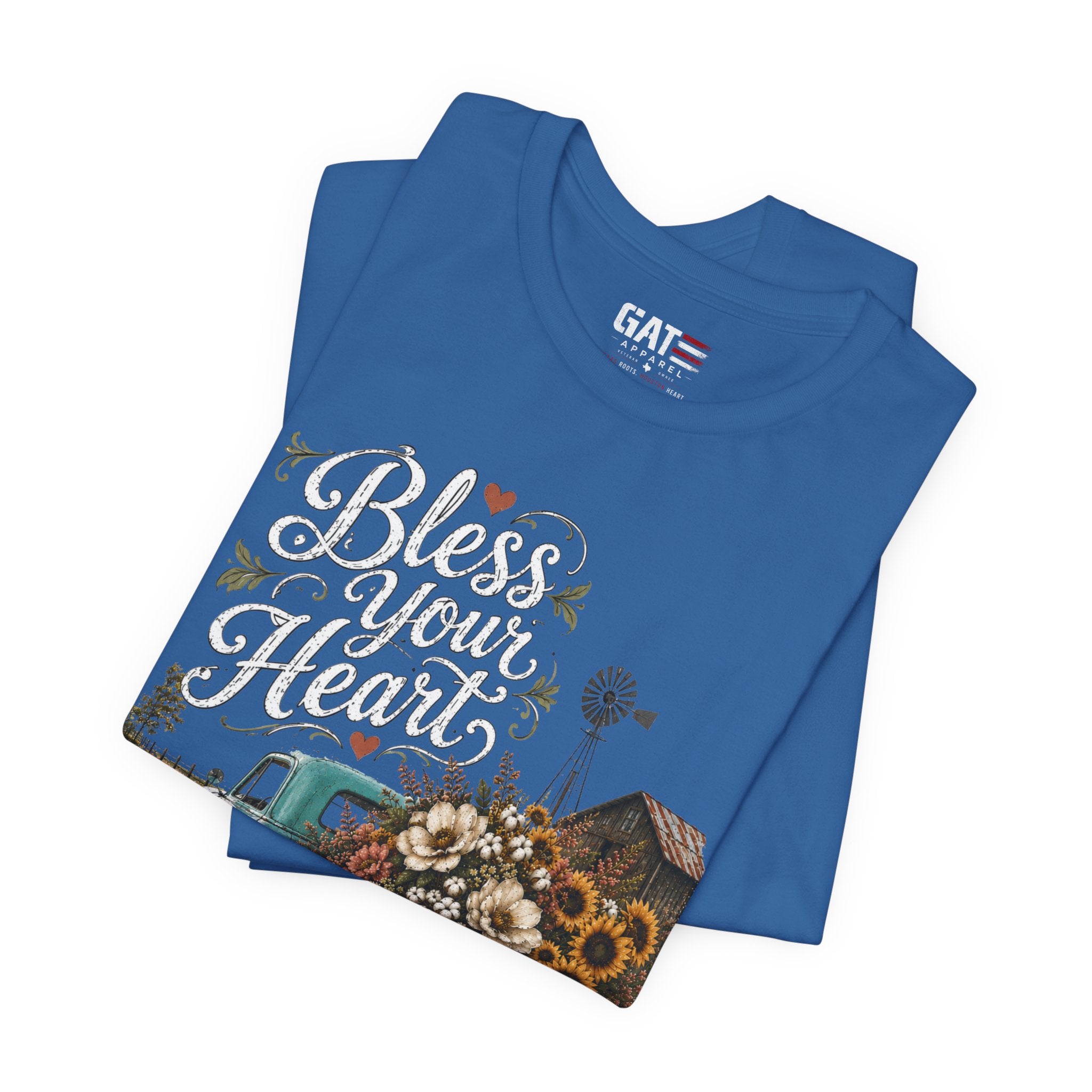 Funny Southern Shirt, Bless Your Heart Tee, Southern Humor Graphic Tee, Magnolia Floral Shirt, Country Girl Gift, Farmhouse Style Tee