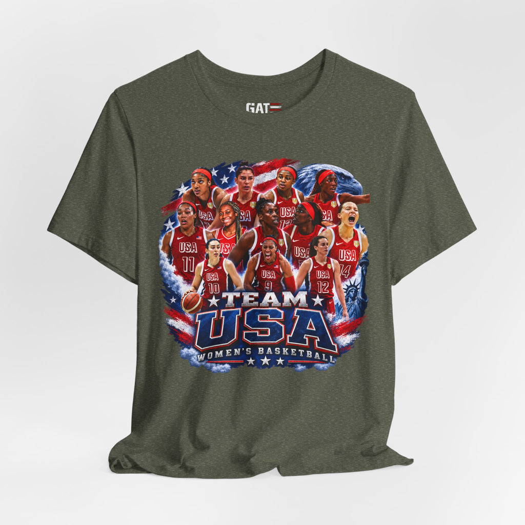 Team USA Women's Basketball Shirt | FIBA Tee 2026 Design 3