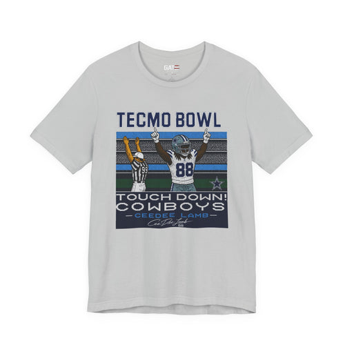 Copy of Retro CeeDee Lamb Shirt, Tecmo Bowl Inspired Cowboys Football Tee, Vintage 8 Bit Gamer Shirt, Touchdown Graphic Tee