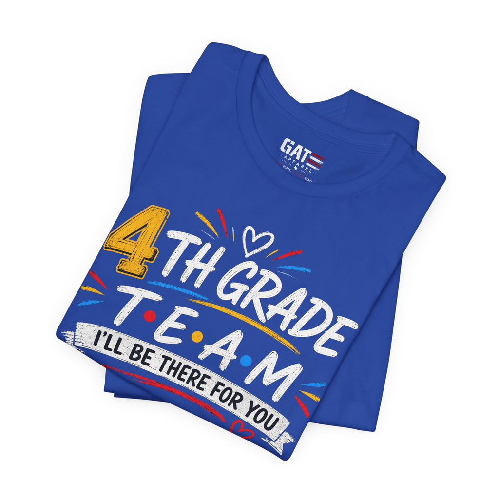 4th Grade Team Tee, Teacher Squad Shirt, Color Dot Inspired Teacher Shirt, Grade Level Team Gift, School Staff Apparel, Friends Theme
