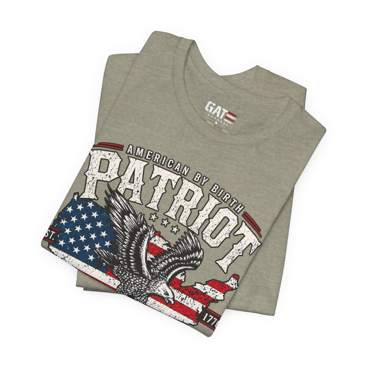 Patriot by Choice Shirt | American Flag Eagle Tee