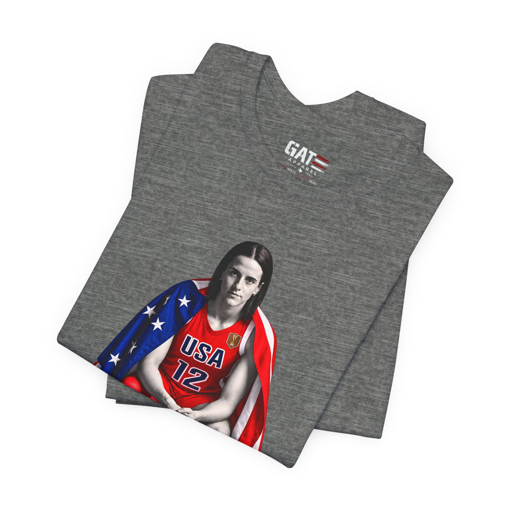Caitlin Clark Team USA Shirt | Indiana Fever WNBA Tee