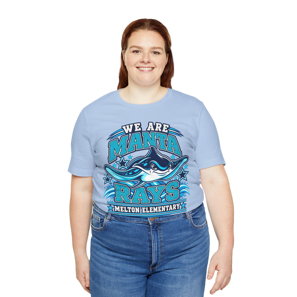 Melton Manta Rays School Tee – "We Are Manta Rays" Melton Elementary Spirit Shirt