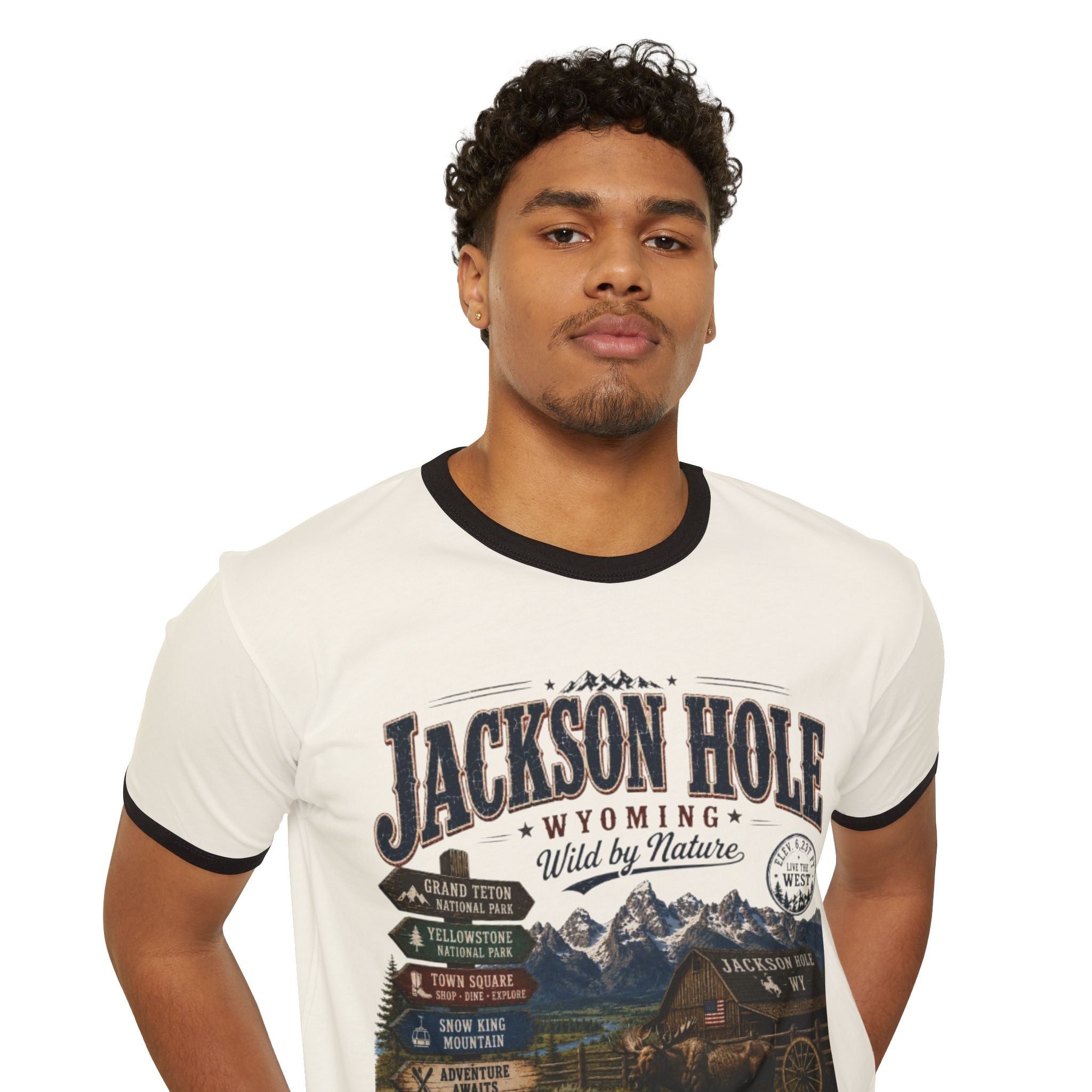Jackson Hole Vintage Scenic Tee