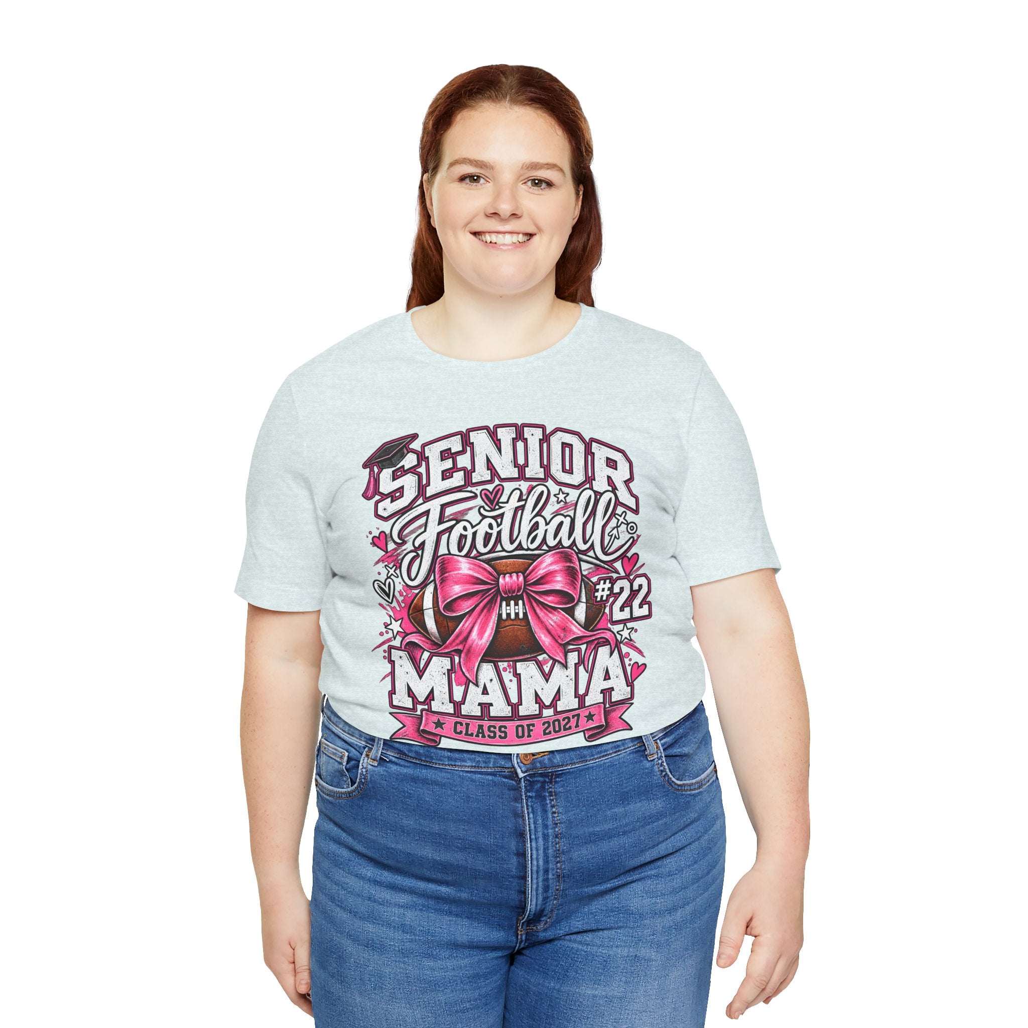 Football Mom Personalized Shirt Custom Player Name Number Helmet Game Day Tee