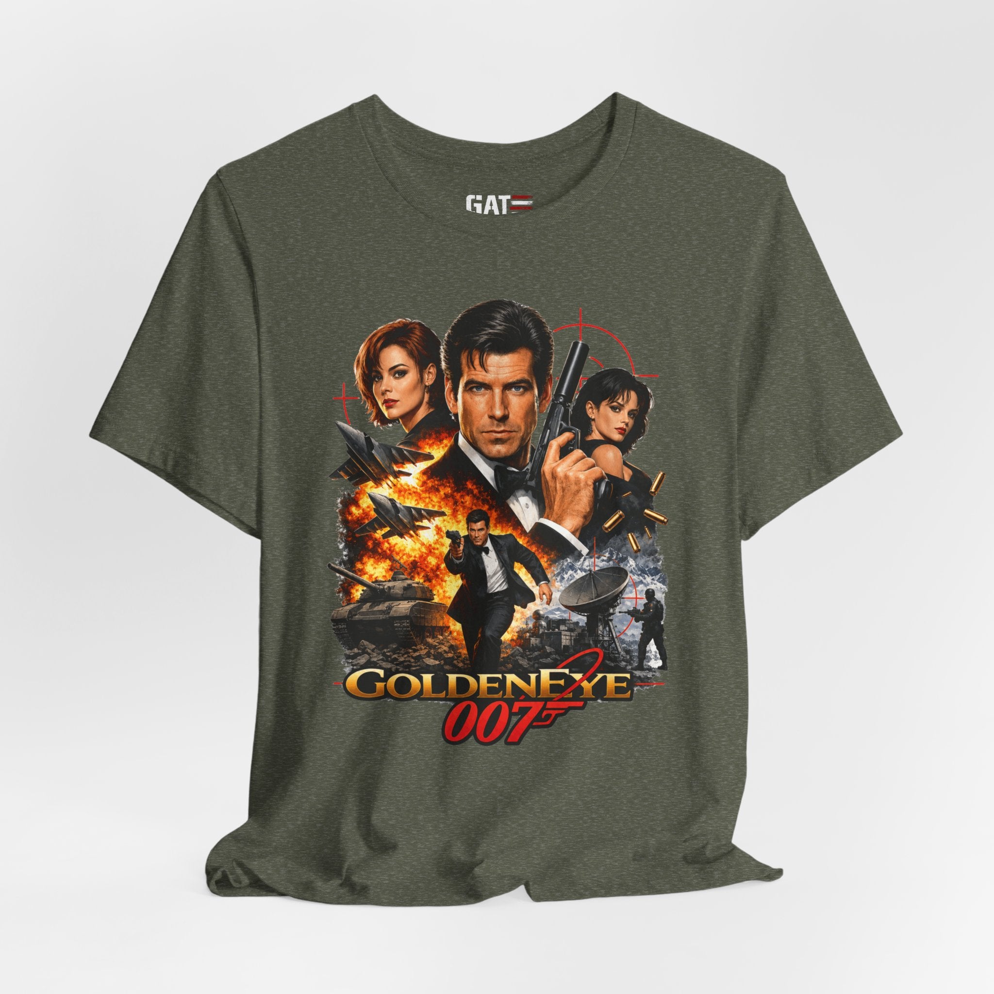Retro Gamer Shirt, Classic N64 Gaming Tee, FPS Video Game Shirt, Old School Gamer Gift, Retro Gaming Movie Poster Tee | Graphic T-Shirt