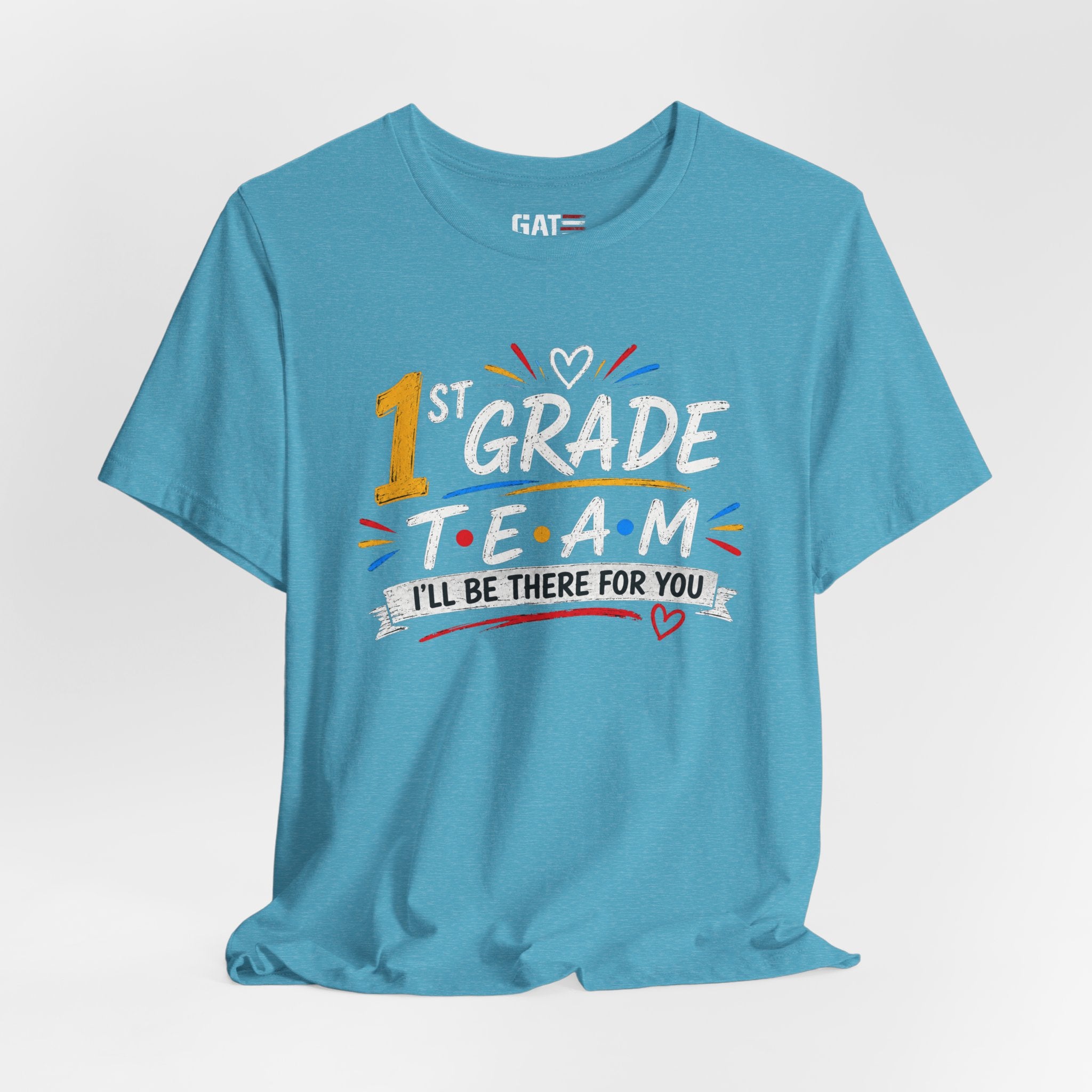 1st Grade Team Tee, Teacher Squad Shirt, Color Dot Inspired Teacher Shirt, Grade Level Team Gift, School Staff Apparel, Friends Theme