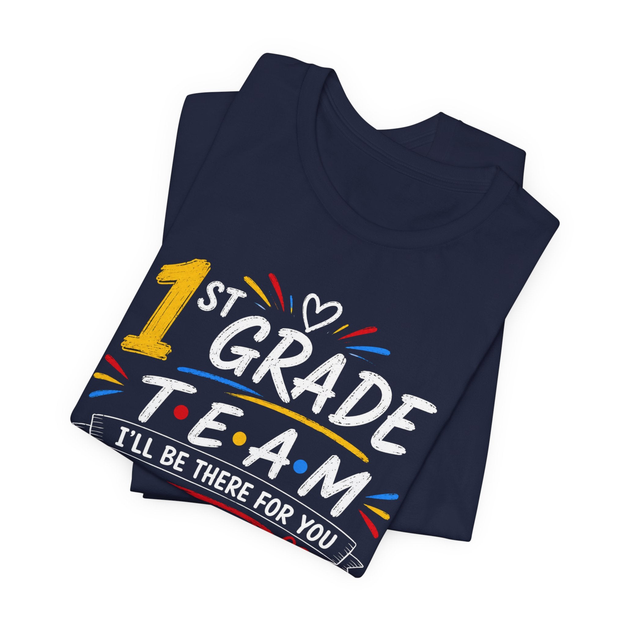 1st Grade Team Tee, Teacher Squad Shirt, Color Dot Inspired Teacher Shirt, Grade Level Team Gift, School Staff Apparel, Friends Theme
