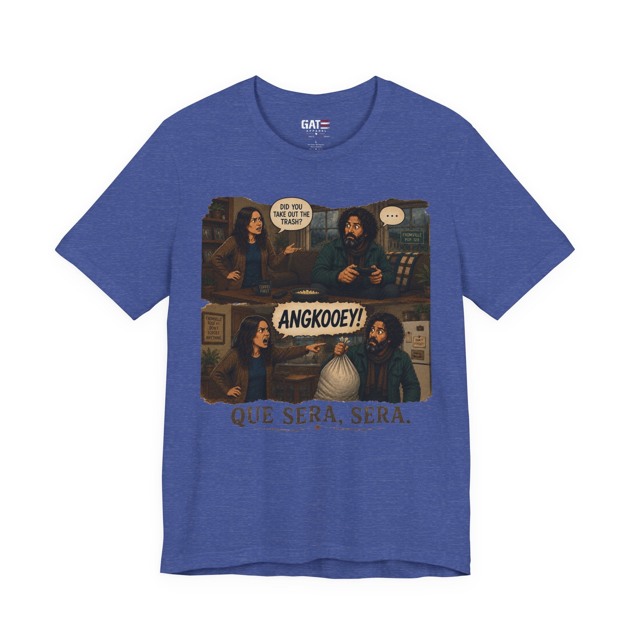 From|FromVille|Angkooey|Funny Horror Comedy Tee| Forgot The Trash