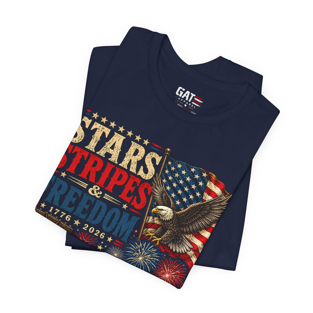 Stars Stripes & Freedom Shirt | Patriotic American Tee
