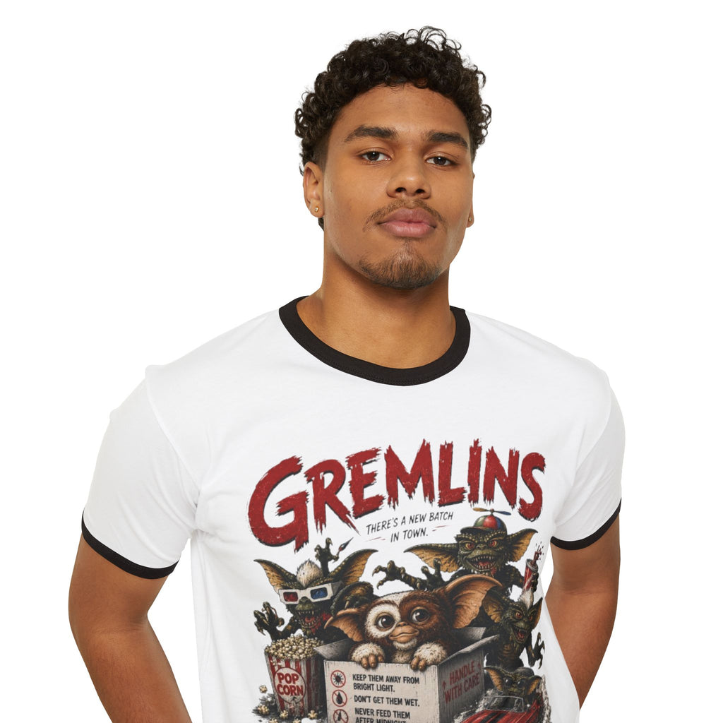 Gremlins Retro Movie Ringer T-Shirt
