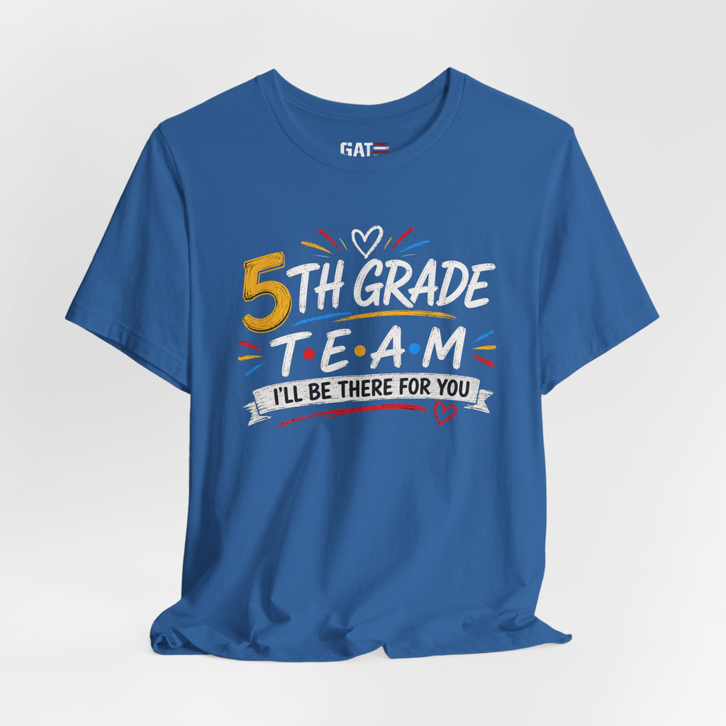 5th Grade Team Tee, Teacher Squad Shirt, Color Dot Inspired Teacher Shirt, Grade Level Team Gift, School Staff Apparel, Friends Theme