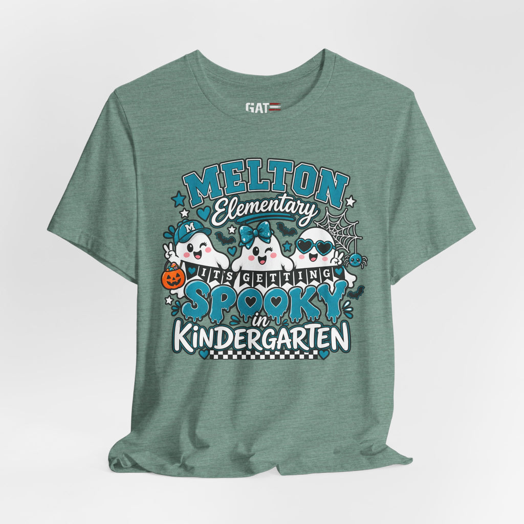 Melton Elementary Spooky Kindergarten Halloween T-Shirt