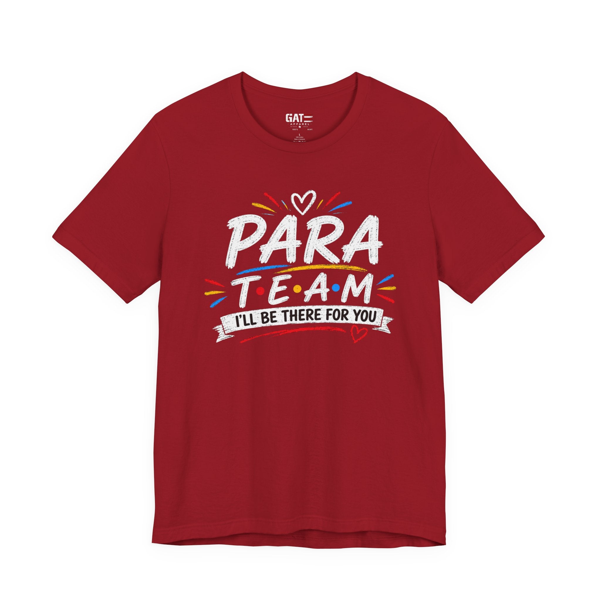 Para Team Tee, Teacher Squad Shirt, Paraprofessional Teacher Shirt, Grade Level Team Gift, School Staff Apparel, Friends Theme