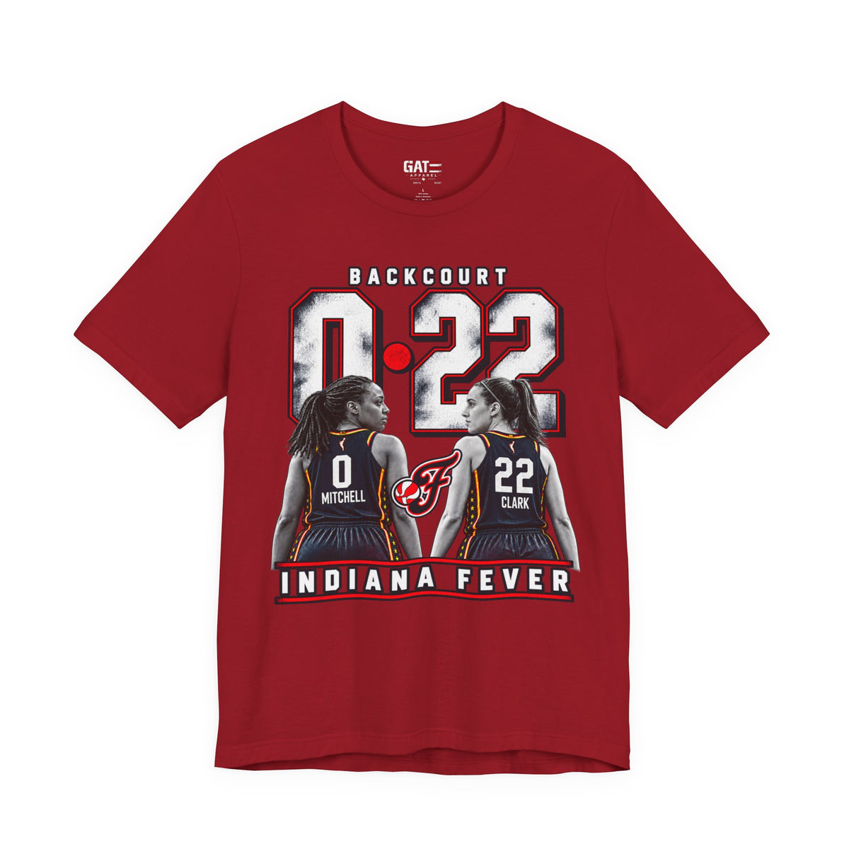 Caitlin Clark & Kelsey Mitchell Backcourt Shirt | Indiana Fever WNBA